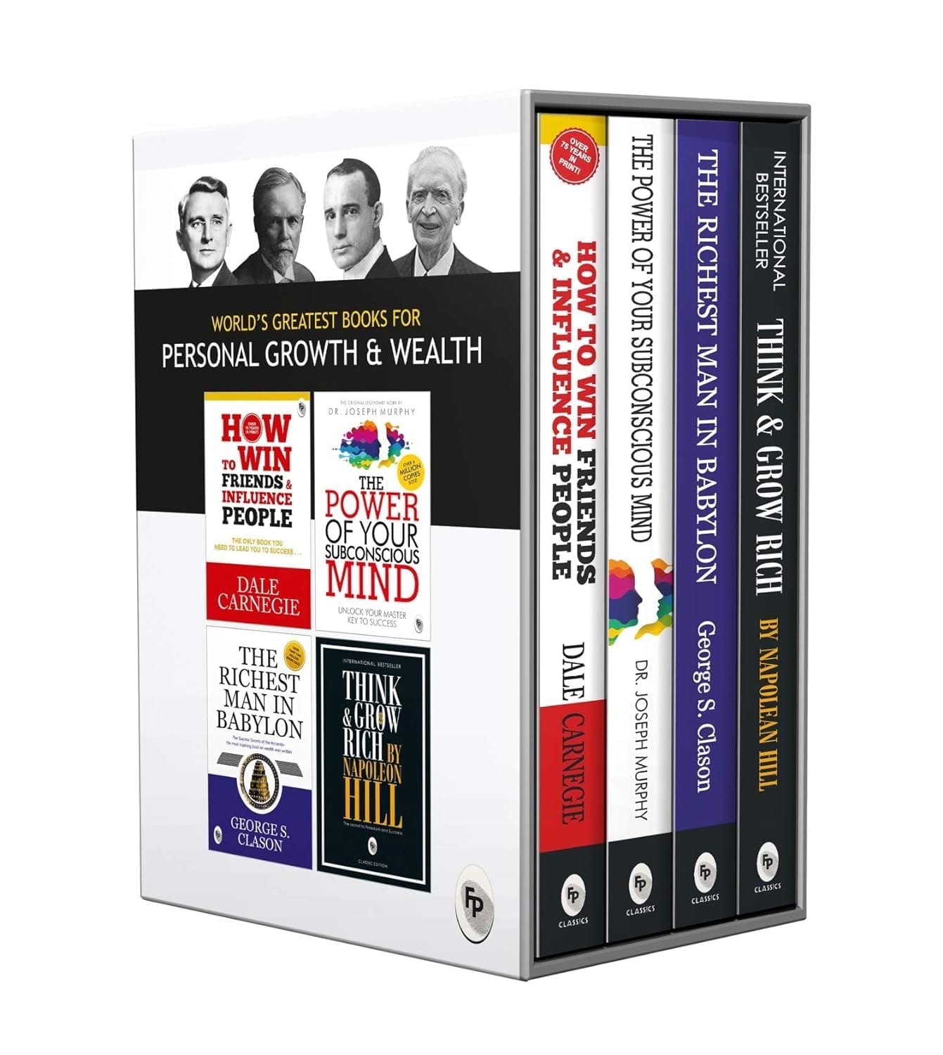 World’s Greatest Books For Personal Growth & Wealth (Set of 4 Books) : Perfect Motivational Gift Set Paperback – 1 August 2019